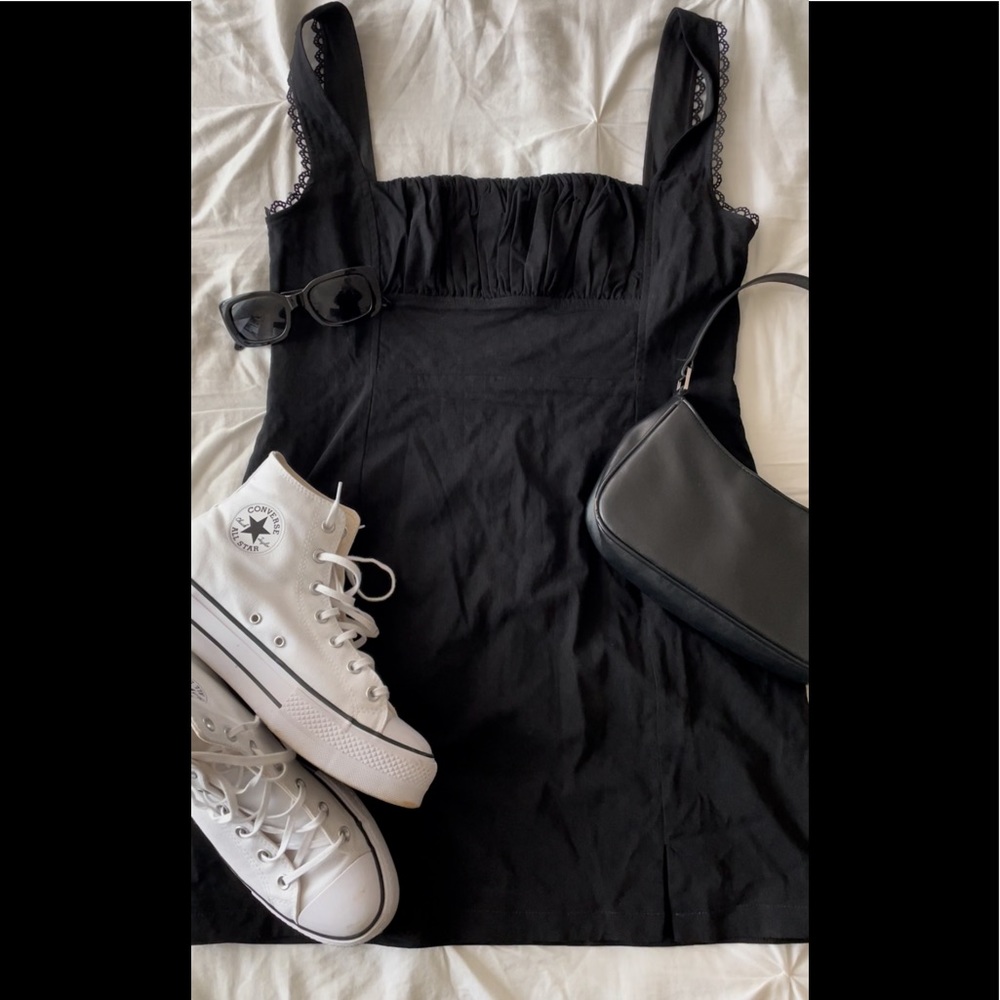 Skylar Rose little black dress